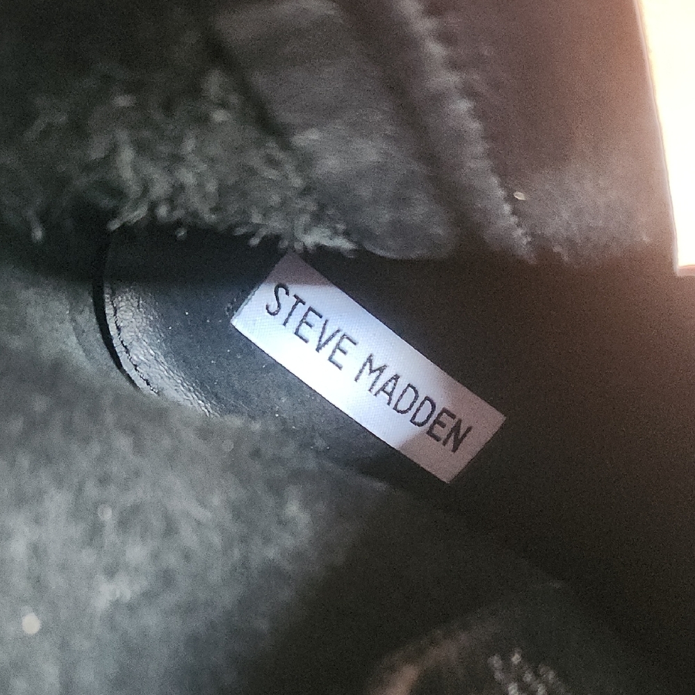 Steve Madden Black Heeled Boots SKU X07 - Picture 8 of 10